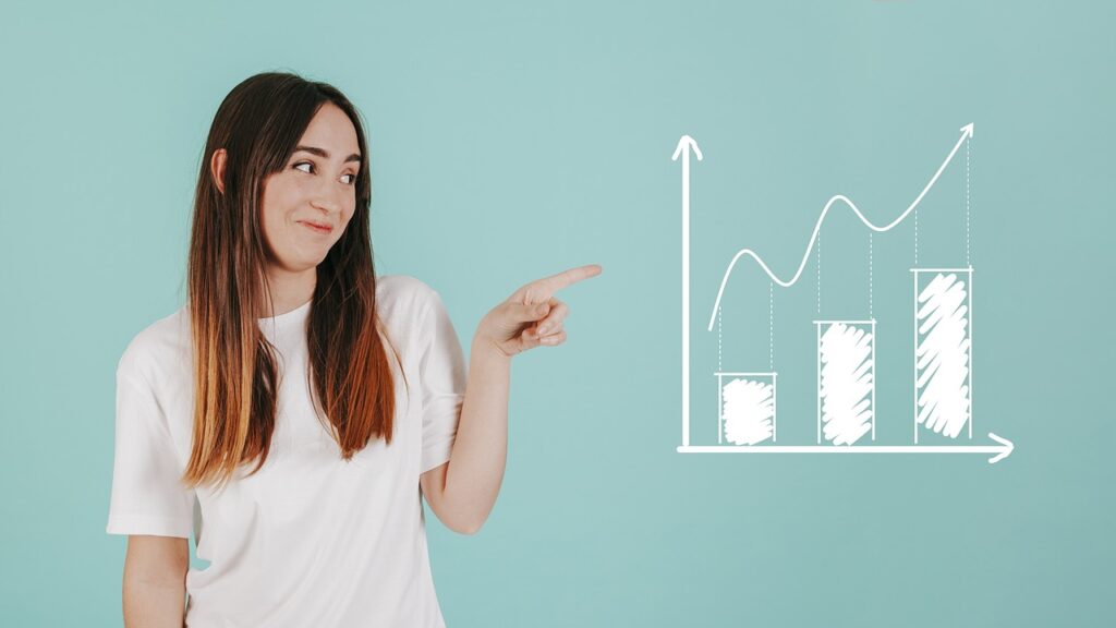 chart, analytics, woman, young, startup, results, data, graph, business, analysis, information, report, growth, finance, financial, statistics, bar, infographic, chart, results, results, results, results, results, graph, graph, graph, report, statistics, statistics, infographic